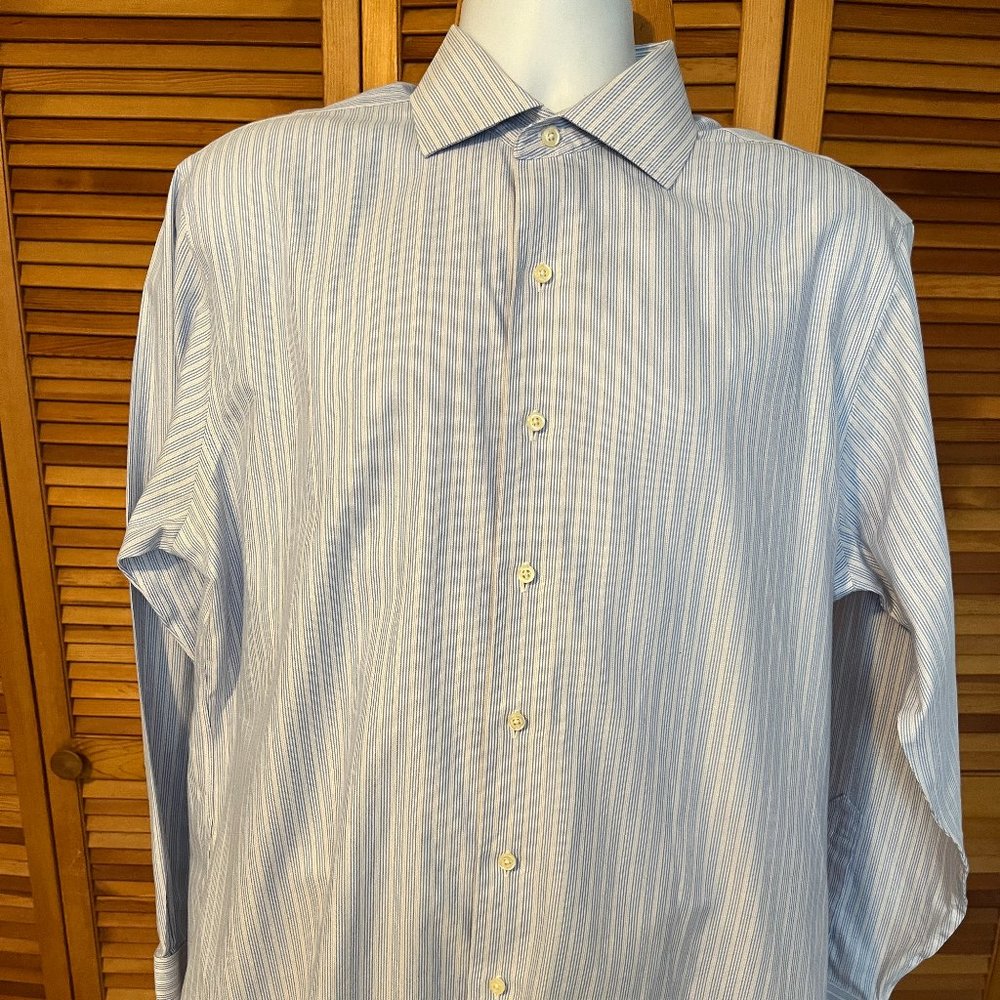 BROOKS BROTHERS REGENT SZ 16.5 - 4/5 LS NON-IRON ALL COTTON DRESS SHIRT